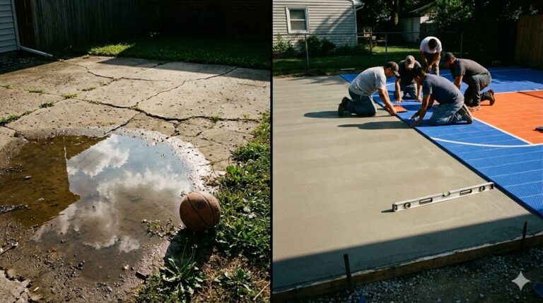 バスケットコートはDIYすべき？業者に頼むべき？後悔しない判断基準と失敗例