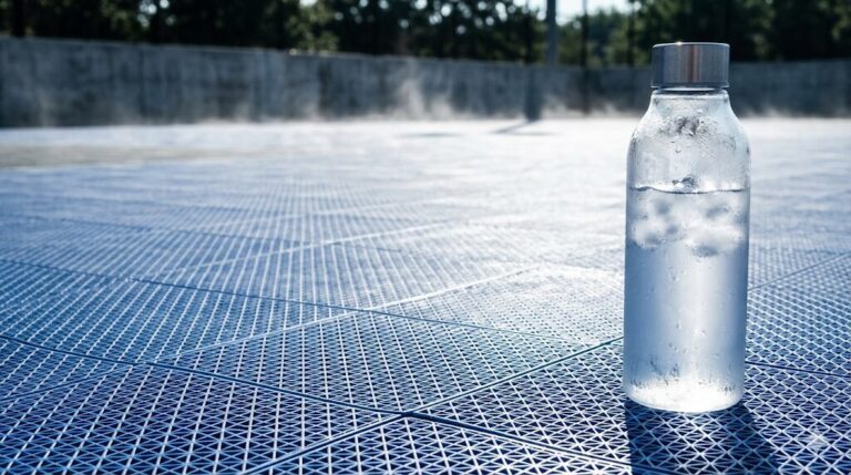 夏場の熱中症対策｜アスファルトの表面温度60度超えとスポーツタイルの遮熱効果