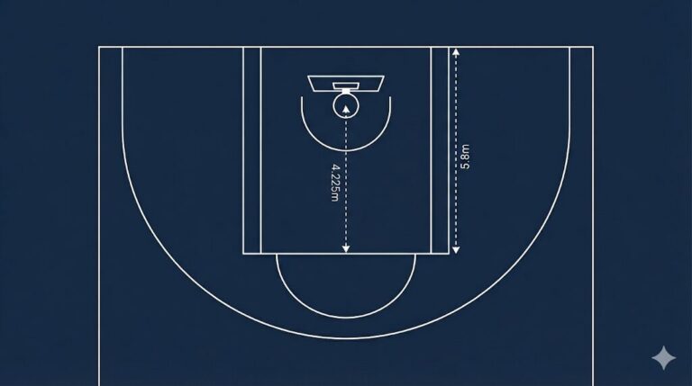 フリースローラインの距離はどこから測る？一般規格とミニバスの違いを正確に解説