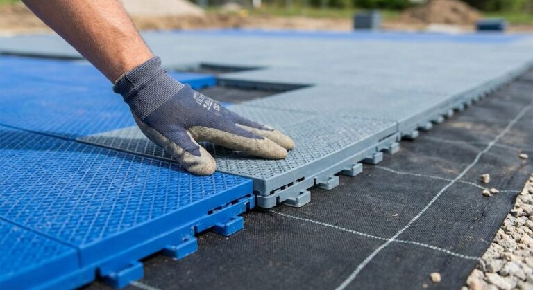 バスケコートタイルの隙間から雑草は生える？防草シートの必要性とメンテナンスの実態