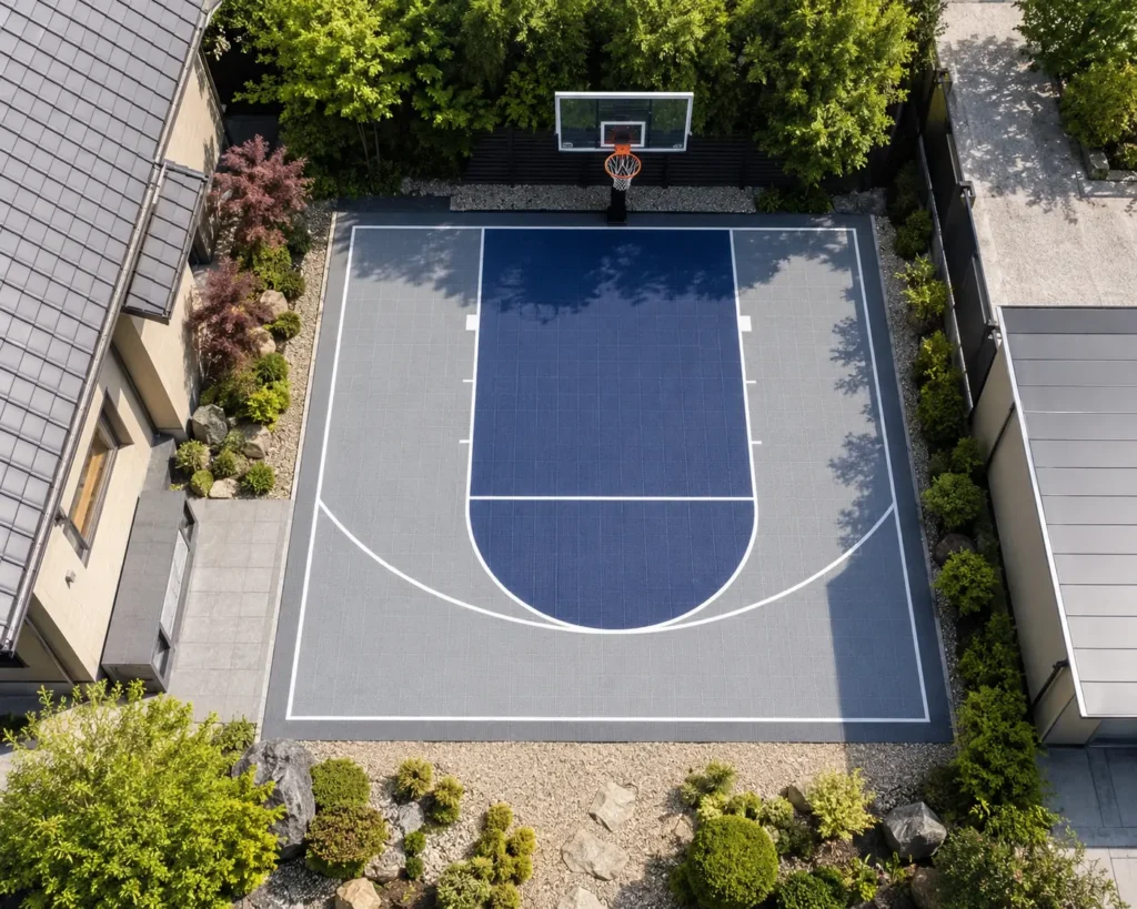 バスケットコートのサイズ完全ガイド｜公式・ハーフ・3×3・自宅に必要な面積一覧