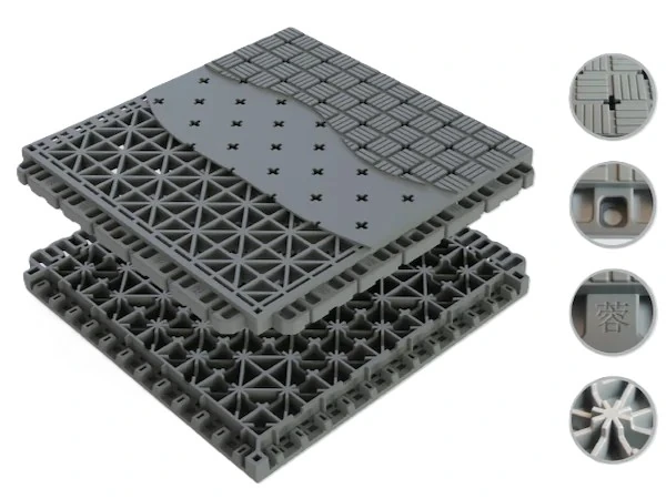 HES｜TPE全面クッション構造分解図（フラッグシップモデル）