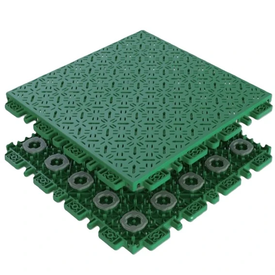 S600｜リング型クッション採用の競技用屋外バスケットコートタイル（ハイスペックモデル）